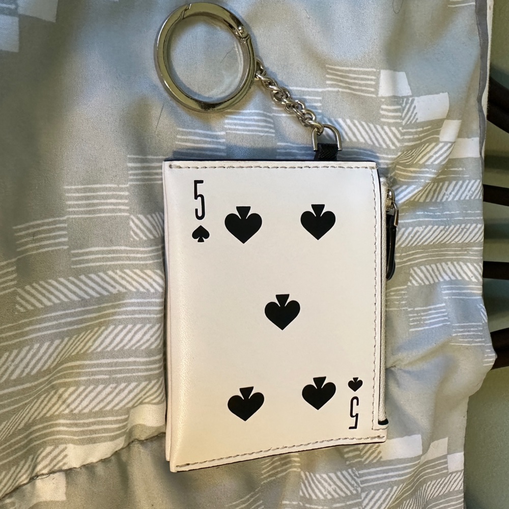 Kate Spade Playing Card Keychain
